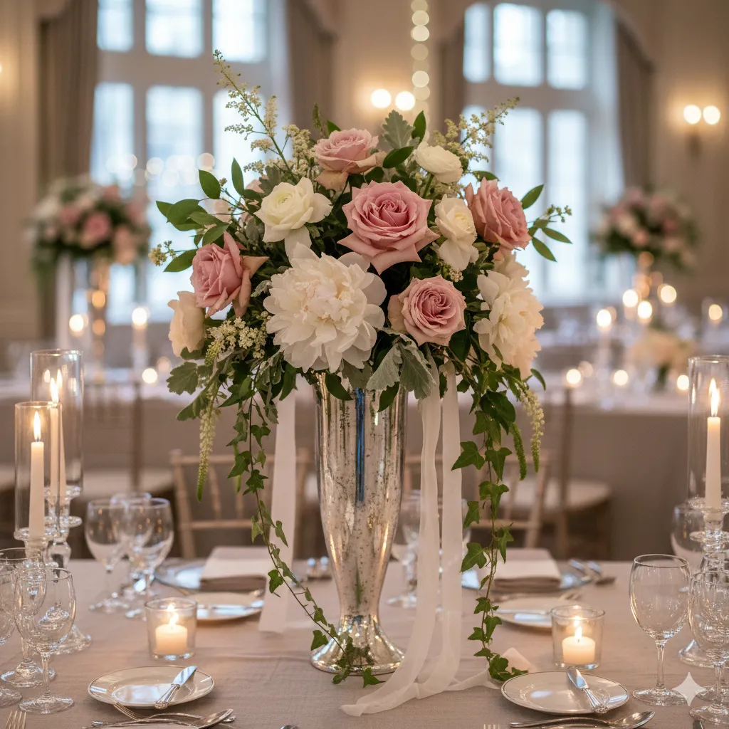 Elegant bröllopsarrangemang